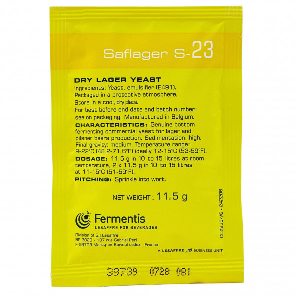 Fermentis SafLager S23 11,5g